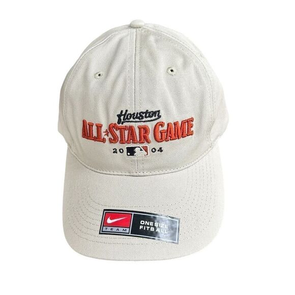 2004 Houston All-Star Game Nike Adjustable Cap Beige Unisex Adult Hat - Picture 2 of 6